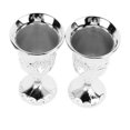 thumbnail image 1 of <p>Retro Metal Wine Glass Metal Cocktail Glass 2pcs Vintage Cocktail Glass Exquisite Light Luxury Shatter Resistance Retro Metal Wine Glass For Home Bar</p>, 1 of 7