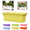 70# (Yellow), variant on Window Planter Box for Indoor Outdoor Use, Rectangular Pots with Saucers Drainage Holes, Flower Window Box Vegetable Planter Windowsill Planters, Long Planters Box for Balconies & More - (Blue)