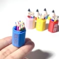 thumbnail image 5 of Mini Colored Pencil Set, Realistic Tiny Pencils with Mini Storage Case, Cute Dollhouse Accessories, DIY Miniature Scenes Crafting, 5 of 5