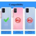 thumbnail image 2 of FYBTO Case for Samsung Galaxy A71 5G Case with 2 Tempered Glass Screen Protector, Military Grade Drop Tested Cover Grip Ring Kickstand Protective Phone Cases for Samsung Galaxy A71 5G A716U, Blue, 2 of 5