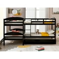 thumbnail image 2 of Pinovk Twin L-Shaped Bunk bed with Trundle-Espresso{OLD SKU:LP000024AAP}, 2 of 13