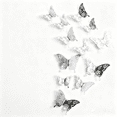thumbnail image 4 of 12Pcs Butterfly Decorations,3 Sizes 3D Butterfly Removable Stickers Wall Decor Butterfly for Kids Bedroom Bathroom Living Room Birthday, 4 of 6