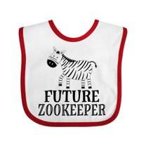Inktastic Future Zookeeper Zoo Animals Boys or Girls Baby Bib