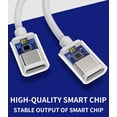 thumbnail image 4 of Dual Lightning Jack Headphone Adapter (2Pack)Charger Aux Audio Cable Splitter for Apple MFi Certified for iPhone 14 13 Pro Max For iPad Charging Dongle Double Lighting Charge Music Earphone Connector, 4 of 7