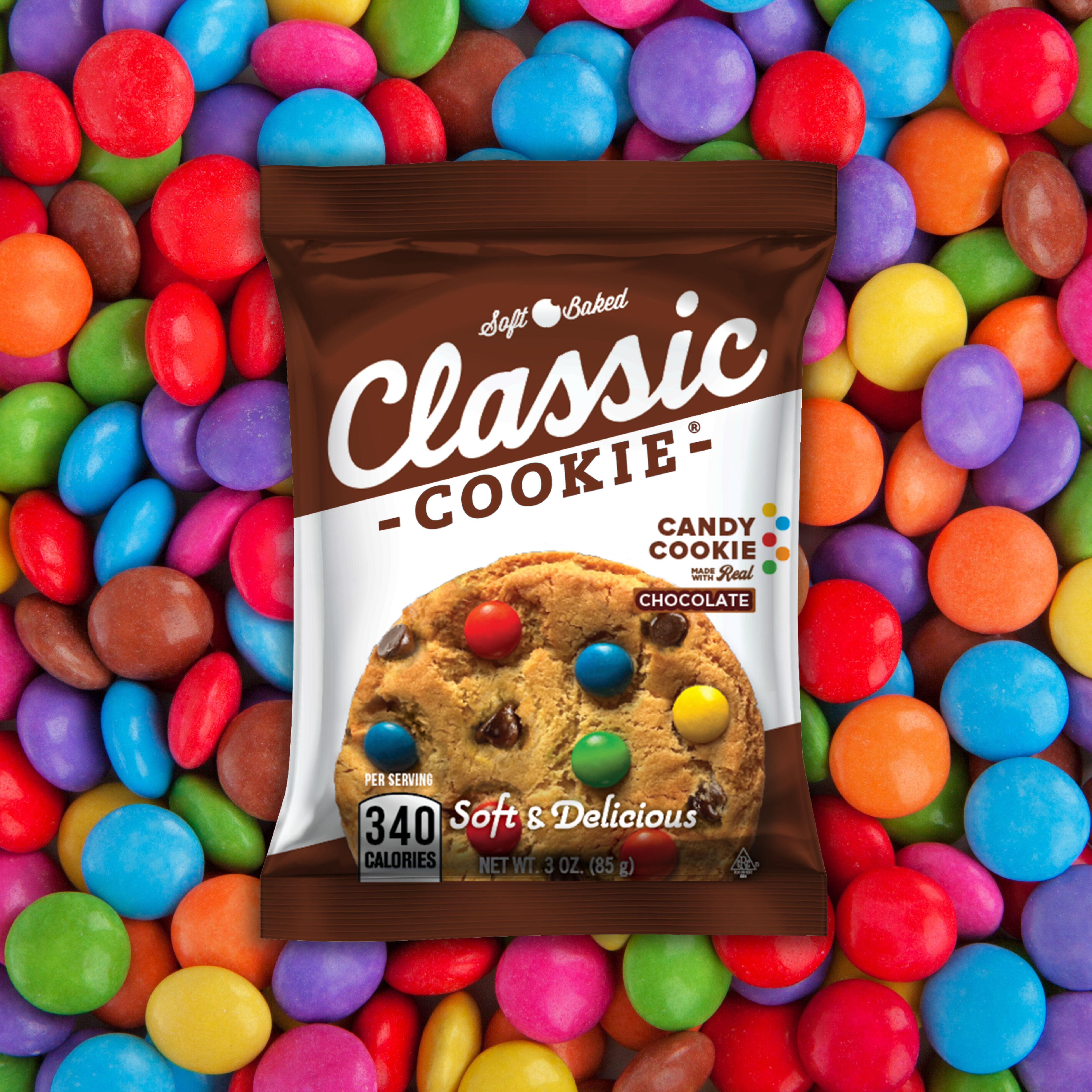 (5 pack) Classic Cookie® 3oz Candy Cookie Soft Baked