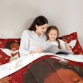 thumbnail image 5 of Homewish Black Girl Angel 2pcs Bedding Comforter Set for Teens Children Kids,Merry Christmas Twin Comforter Sets,Xmas Snowflake Breathable Bedding Set,Super Cozy Room Decor,Reversible, 5 of 8