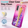 thumbnail image 3 of NGB SUPREMACY For Samsung Galaxy A17 5G / Galaxy A26 5G Phone Case Screen Protector Ring Holder Wrist Strap Lanyard Shiny Sparkly Glitter Galaxy A17/A26 Case Cover, 3 of 8
