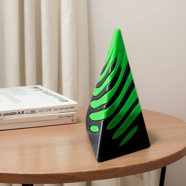 Cono espiral impreso en 3D juguete Pyramid Pyramid Passthrough Pase a través de Pyramid Fidget Juguete Regalos para niños y adultos