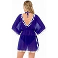 thumbnail image 2 of HAPPY BAY Women's Beachwear Loose Swimsuit Coverups for Women Summer Swim Beach Dress Cover ups for Swimwear Women Bathing Suit L-XL Mary Blue_AC565, 2 of 5