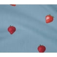thumbnail image 4 of oneOone Tissu en Coton Flex Imprimé Fraise 40 Pouces de Large, 4 of 4