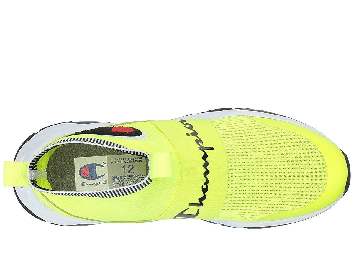 champion rally pro neon yellow shoes