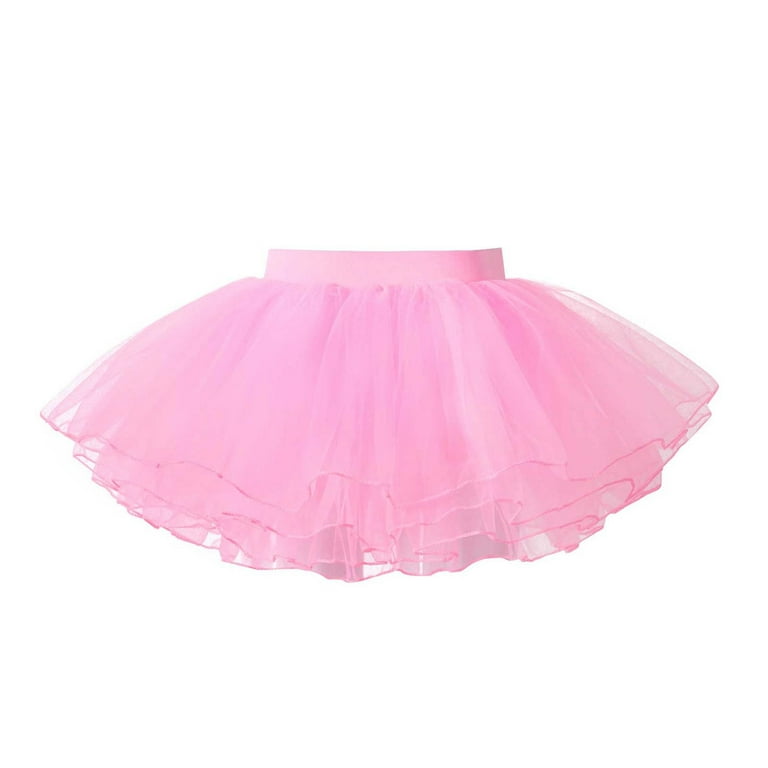 YUUMIN Toddler Girls Tutu Skirts Birthday Ballet Dance Layered