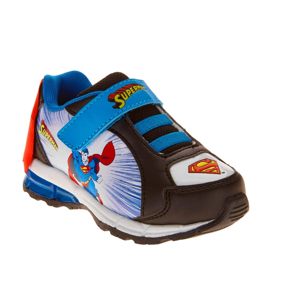 Superman Superman Toddler Boy's Athletic Sneaker With Cape