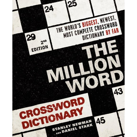 The Million Word Crossword Dictionary, 2nd Edition, (Paperback)