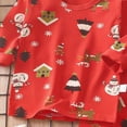 thumbnail image 6 of NOLDARES Toddler Baby Boy Outfits Set 2 Piece Long Sleeve T Shirt and Pull on Pants Graphic Print Fall Winter Clothes Casual Clothing(Watermelon Red,4-5 Y), 6 of 6