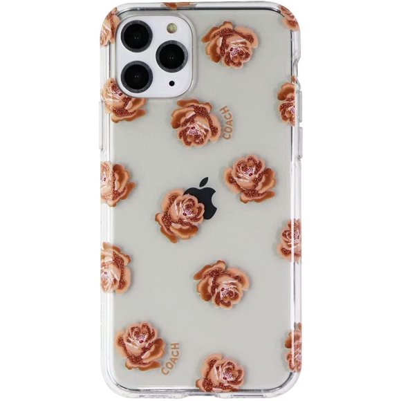 Funda COACH para iPhone 11 Pro 5.8" Transparente con Brillo Rosa Floral