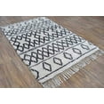 thumbnail image 4 of Traditional Hand Made Moroccan Design New Zealand Wool 4x6 Area Rug | TRD172046, 4 of 7