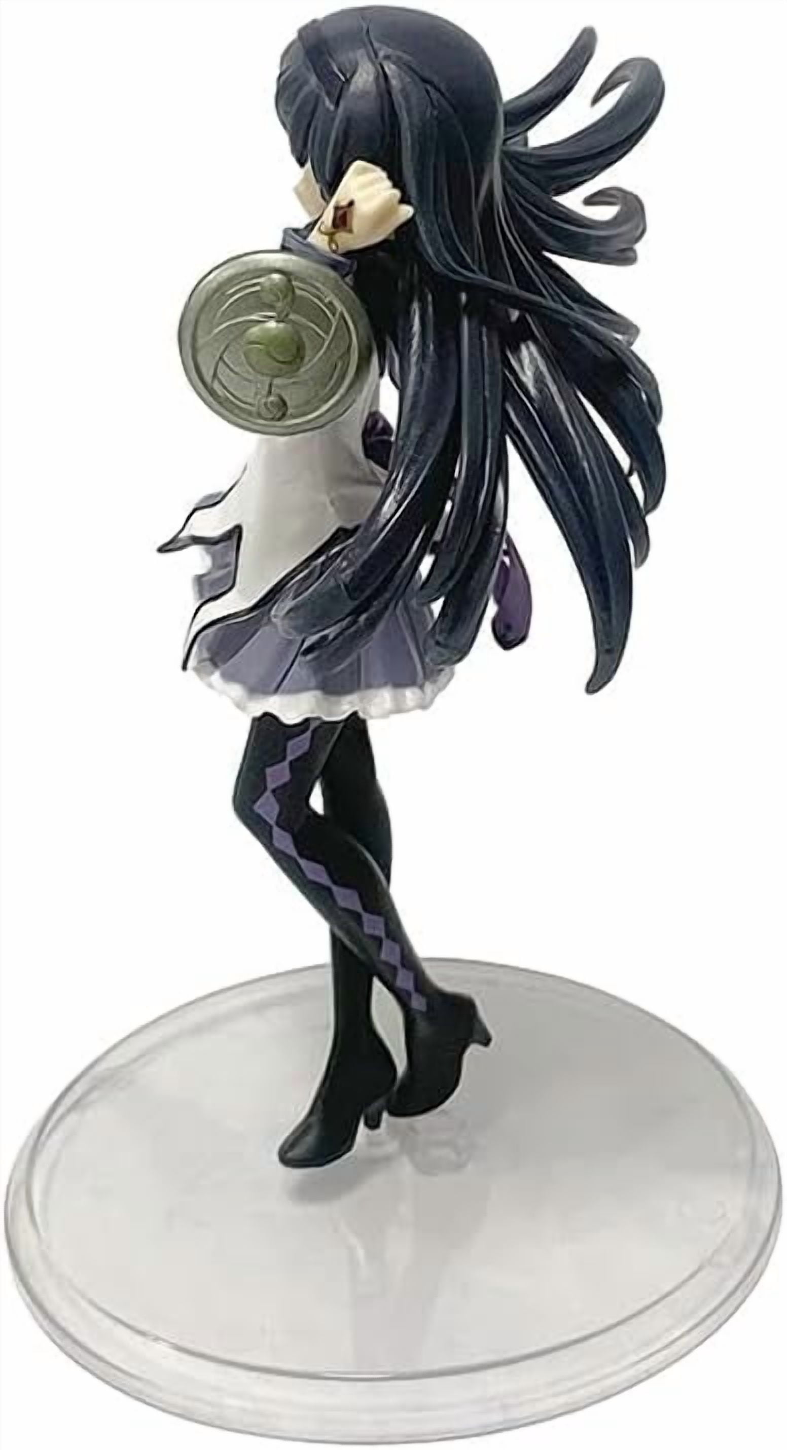Newly Homura Akemi Figure Standing Holding A Gun Anime Figures 17cm/6.7inch Anime Character Statue Model Desktop Decoration Ornament Gifts