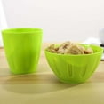 thumbnail image 4 of 3 Pcs Plastic Bowls Colorful Reusable Salad Bowls Facial Mask Seasoning Bowls Home Household Bowls (Random Color), 4 of 5