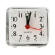 thumbnail image 1 of Reloj despertador de viaje clásico para trabajador/reloj de mesa con dígitos iluminados por la noche Blanco, 1 of 8