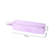 thumbnail image 3 of Ohmyroo Silicone Zipper Pouch With Handle Portable Makeup Brush Case For Travel Commute Organization 8.6 Inch, 3 of 6