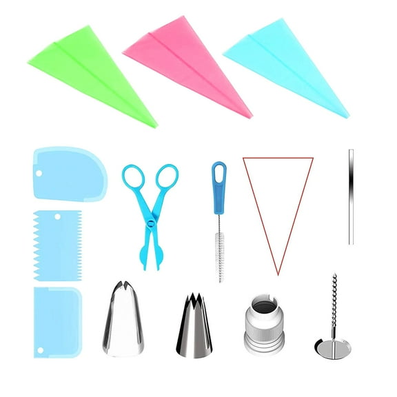 TACILIP Kitchen Utensils, 83 Pcs Decorating Nozzles Set Home Baking Cake Making Tools Decorating Tips Set, Gifts for Women