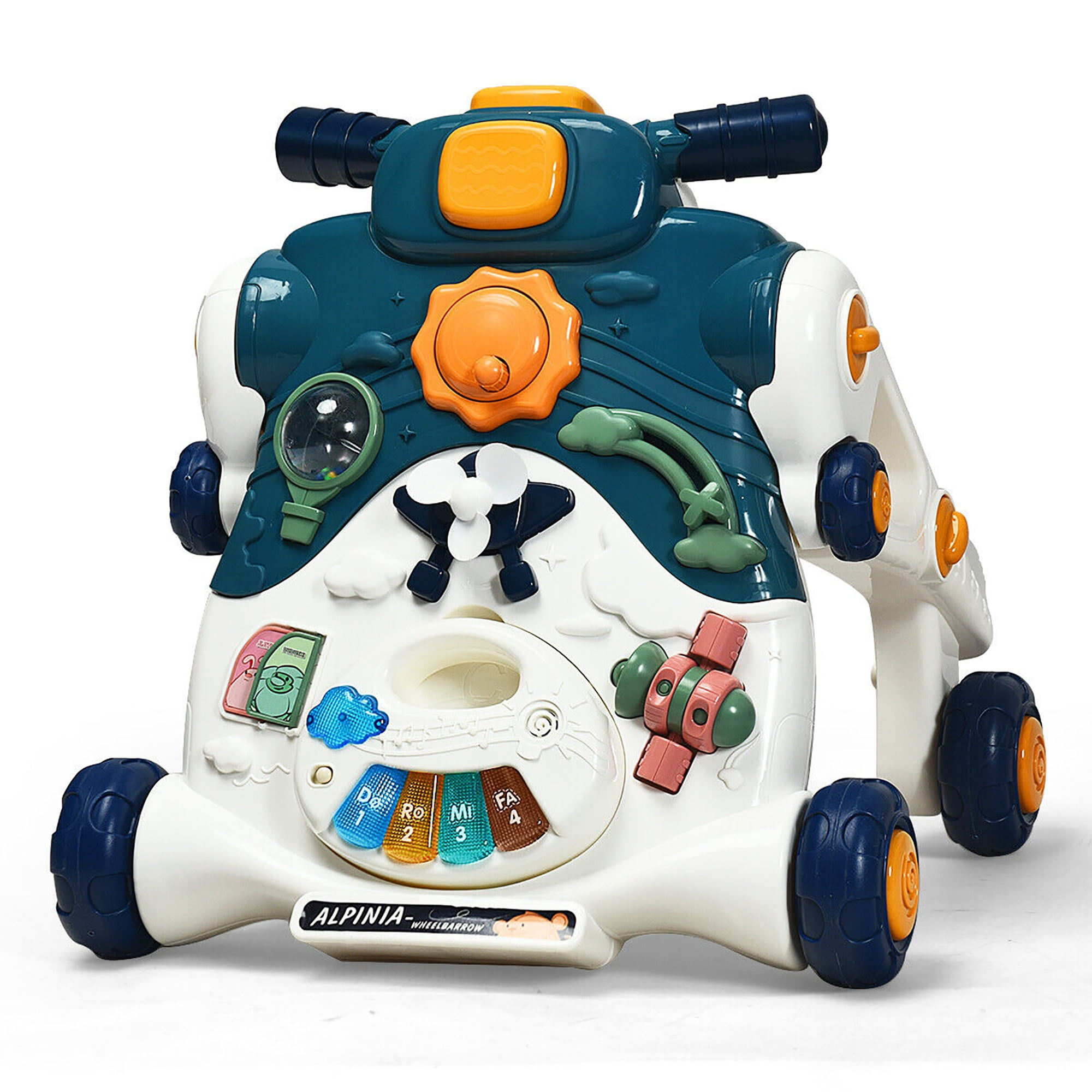Costway 3-in-1 Baby Sit-to-Stand Walker w/ Lights & Music Function - Walmart.com - Walmart.com
