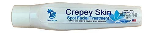 crepey skin spot facial treatment with hyaluronic acid, alpha hydroxy and more, diva stuf