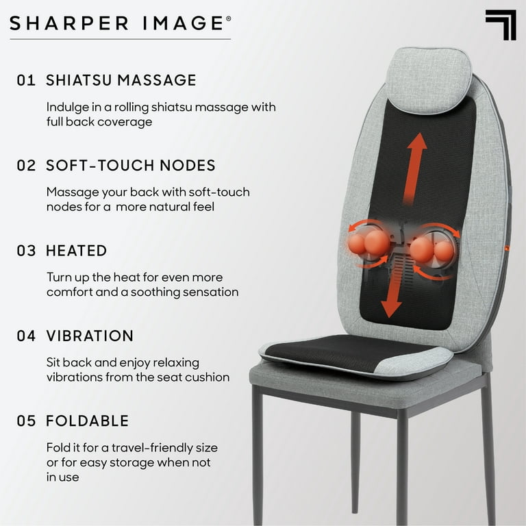 Sharper Image Neck And Back Kneading Shiatsu Electric Massage