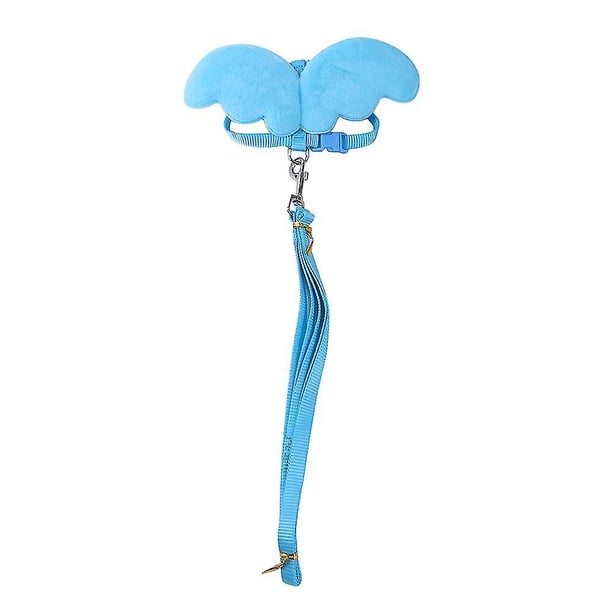Correa de arnés para caminar al aire libre para pato mascota de 1 pieza azul