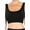 Black, variant on Women's Rhonda Shear 9594 Invisible Body Leisure Bra (Grey S)