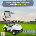 Kid Motorz Junior Pro Golf Cart Battery Powered Riding Toy - White