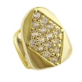 thumbnail image 1 of Diamond Single Hip Hop Teeth Caps Teeth Cover Bling Dance Fancy Dress Golden Hugo CAP de un solo diente, 1 of 8