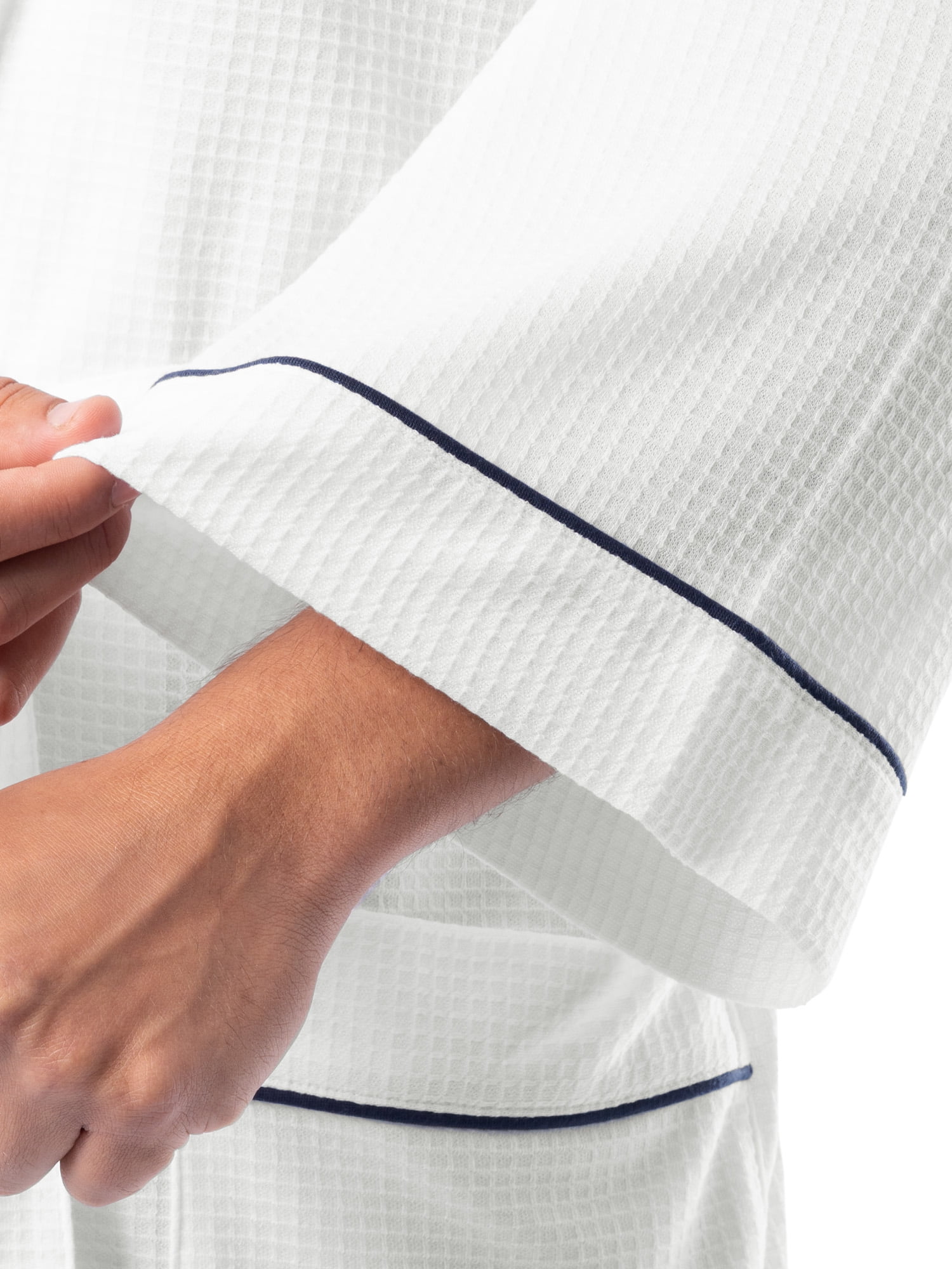 Fruit of the Loom Mens Beyondsoft Waffle Robe, One Size Fits Most and 2X/3X