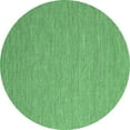 thumbnail image 1 of Ahgly Company Indoor Round Abstract Emerald Green Contemporary Area Rugs, 4' Round, 1 of 4