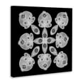 thumbnail image 2 of Stupell Industries Bohemian Fractal Symmetry in Monochrome Canvas Art, 17 x 17, by El Perkin, 2 of 8
