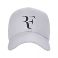 thumbnail image 3 of Men Women RF Roger Federer Patch Tennis Hats curved Baseball Caps Polyester Hat Trucker Hat Adjustable Sun Caps Summer Yellow One Size, 3 of 6