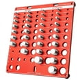 thumbnail image 1 of , 42 Nut and Bolt , Bolt Size and Thread Gauge, Bolt and Nut Identifier Gauge, 1 of 6