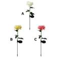 thumbnail image 2 of Lámpara Solar de crisantemo, 2 uds., luz de jardín, flores artificiales, césped, paisaje, jardín, decoración exquisita, creativa Iluminación y accesorios Crisantemo amarillo Crisantemo amarillo Billuyoard HA073440-02, 2 of 6