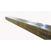 Creative Hardwoods C4-OBS1-HXHP Reclaimed Barnwood Barn Beam Fireplace Mantel - Brown - 6 x 6 x 72 in.