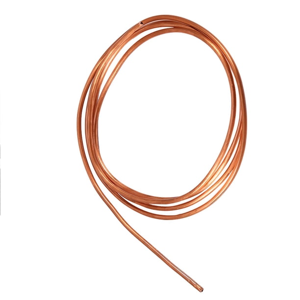 Tubo De Cobre, Tubo De Cobre Blando De 2 M Con Diámetro Exterior De 4 Mm X Diámetro Interior De 3 Mm, Conductividad Eléctrica Y Térmica, Para Tuberías De Refrigeración