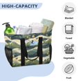 thumbnail image 5 of Large Hand-Held Storage Bag Kitchen Reusable Grocery Bags， Travel Tote Bags， Waterproof Tote，Laundry Bag，Beach Bag， Pool Bag Mountains and Trees, 5 of 8