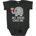 thumbnail image 3 of Inktastic Nana Loves Me for Grandkids Boys or Girls Baby Bodysuit, 3 of 5