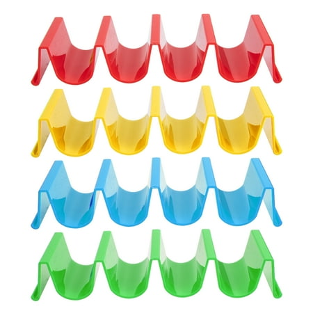 

Hemoton 4Pcs Taco Support Holder Taco Stands Colorful Pancake Holder Chicken Rolls Holder