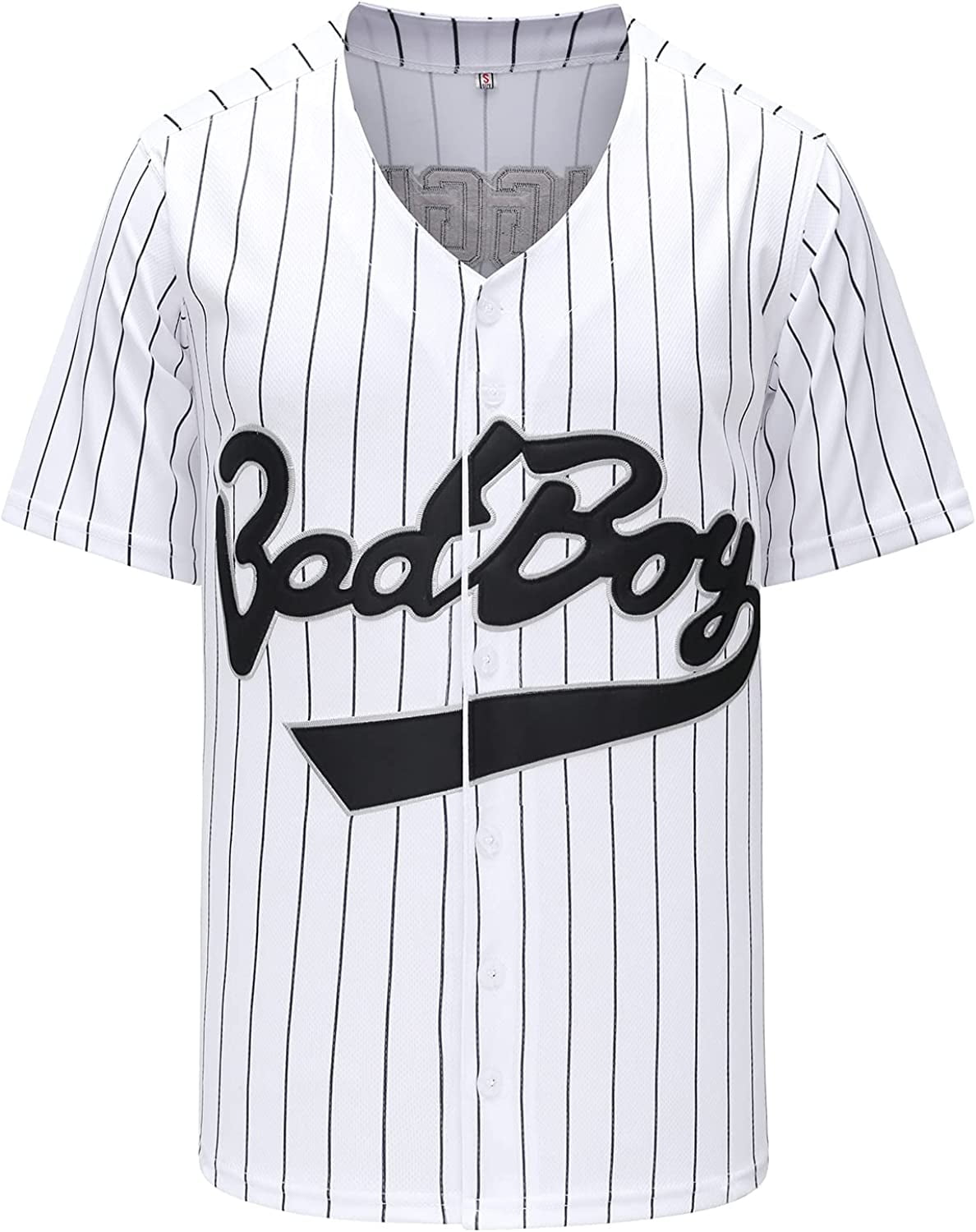 YOUI-GIFTS Bad Boy Baseball Jerseys, 10 Smalls Shirt, 90s Hip Hop Jersey  for Men Women S-XXXL
