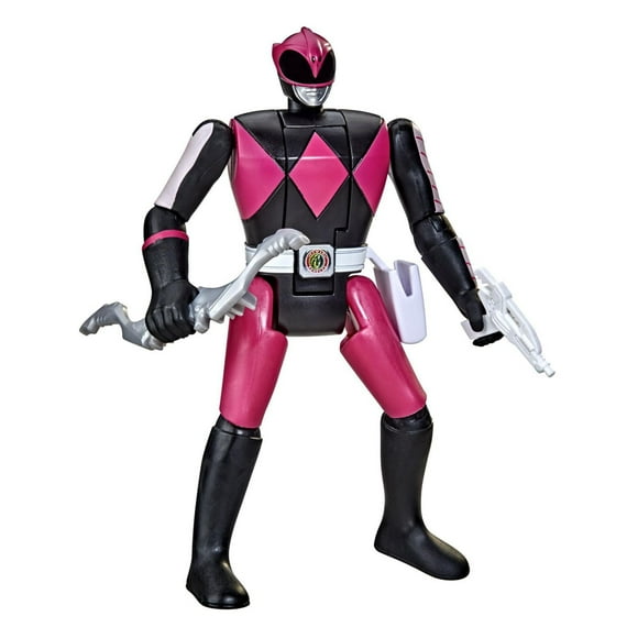 Power Rangers Retro-Morphin, figurine Ranger Slayer, Kimberly, tête basculante, bande dessinée, inspirée du jouet Mighty Morphin classique, dès 4 ans