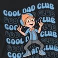 thumbnail image 2 of Blippi Cool Dad Club Women's Crop Top T-Shirt, Black, Small, 2 of 4