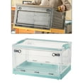 thumbnail image 4 of Plastic Collapsible Storage Bins Containers Folding Storage Box for Living Room, 4 of 9