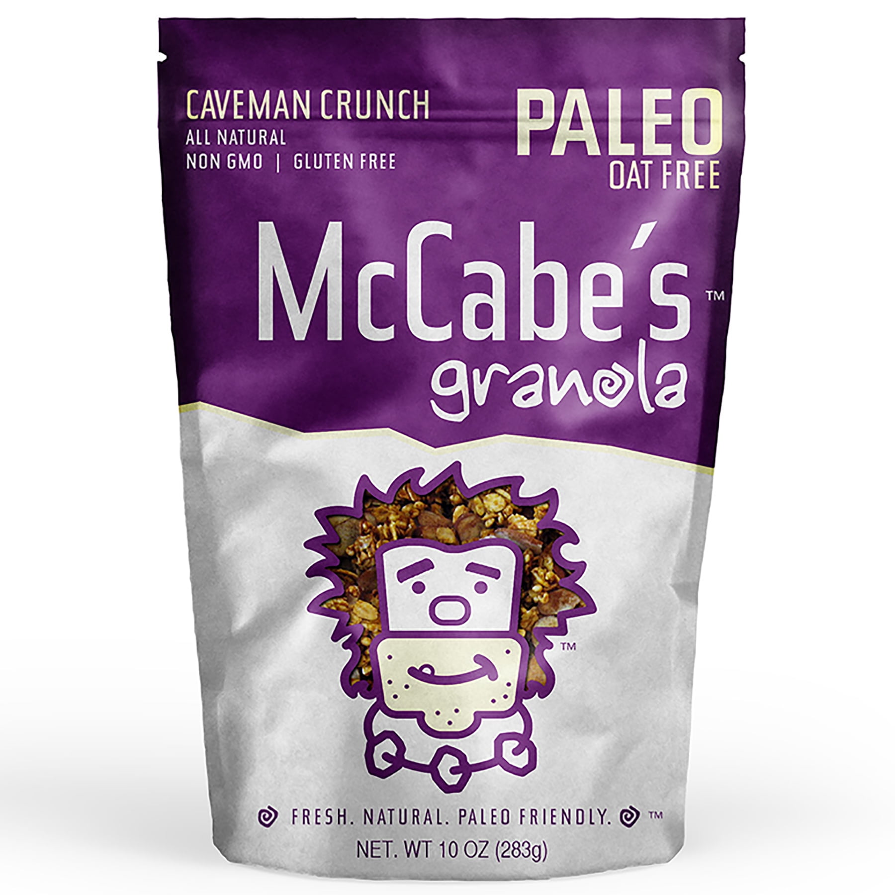 McCabe's Caveman Crunch Granola, Grain Free, Gluten Free, Almond Cashew, 10 oz
