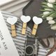 thumbnail image 2 of 100 Uds (blanco) Pince Linge En Bois Mini Clips Photo En Bois 3,5cm A Pour Photos, Dcoration, Loisirs Cratifs, 2 of 3